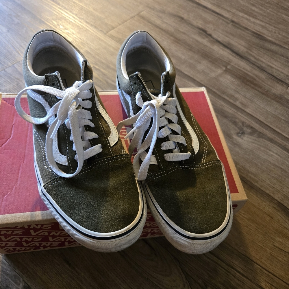 Vans Olive Green Sneakers